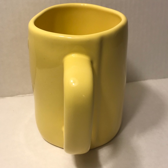 Rae Dunn Peep Peep Ceramic Mug Set Yellow - Picture 3 of 14